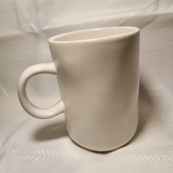 Rae Dunn by Magenta Mug JITTER BUG Coffee Tea Farmhouse Decor Dimple White Cup - Picture 6 of 16
